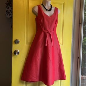Lynn Lugo pink dress 100% silk